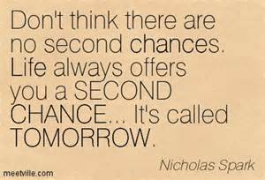 Second Chances quote